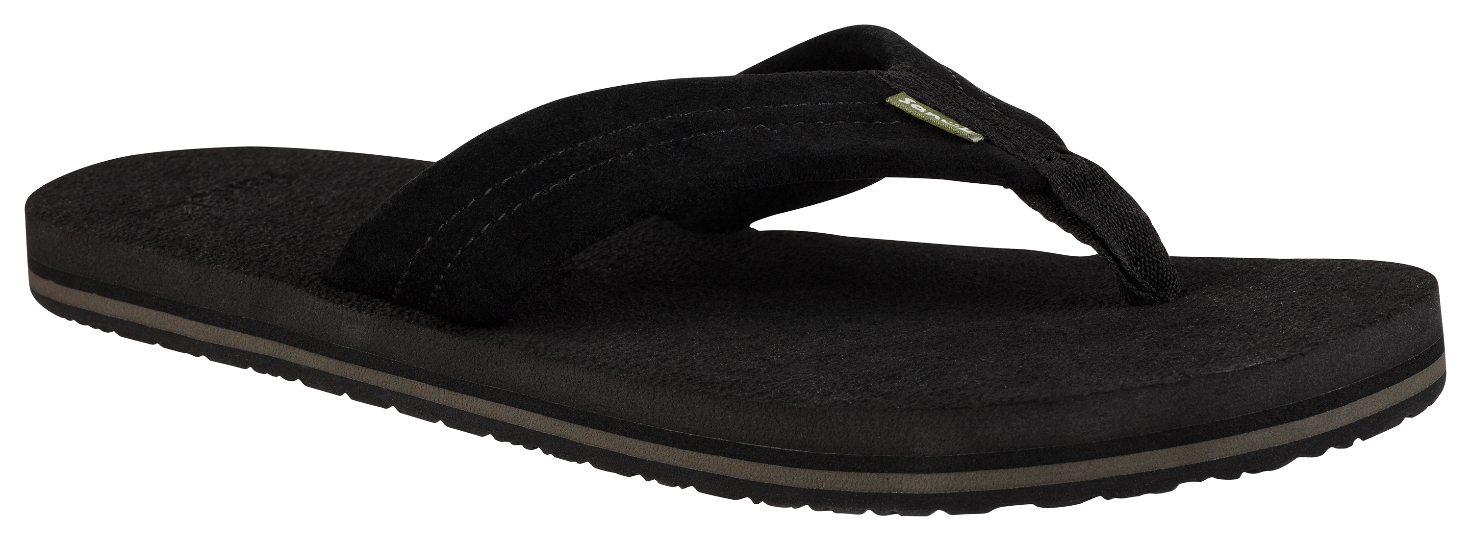 Sanuk Beer Cozy Stacker Suede Thong Sandals for Men | Bass Pro Shops